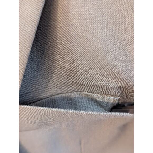 Brown Pure New Wool 2 Button Notch Lapel Blazer 42R by Chaps - Picture 9 of 15